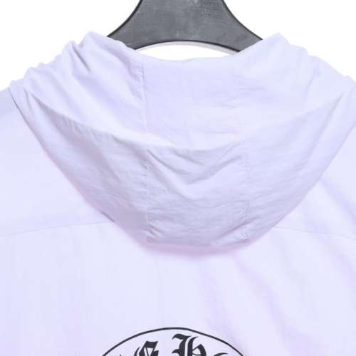 Kroll heart 克羅心 克羅心馬蹄黑白純色皮膚衣 白色 春夏哪能沒有的衝鋒衣呢親太拿...