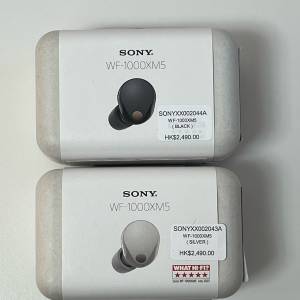Sony WF-1000XM5 全新行貨一年保養