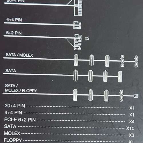 FSP  HYDRO K 700W PSU 電腦機箱火牛