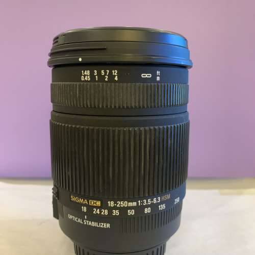 Canon 18-250mm F/3.5-6.3 DC OS for Canon EF