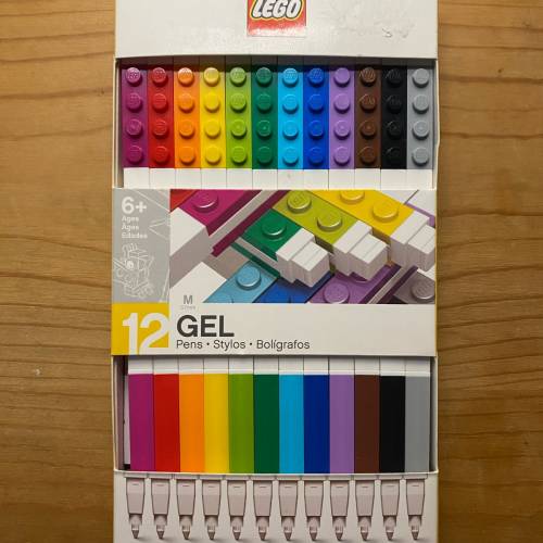 原厰原裝未開封LEGO 12色原子筆