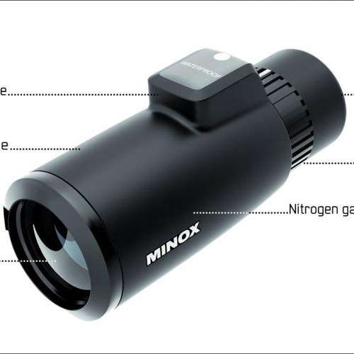 MINOX - MD 7x42C 小型單筒望遠鏡&ndash;內置指南針, 7倍放大倍率, 42毫米口徑