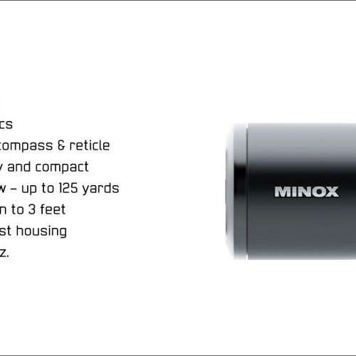 MINOX - MD 7x42C 小型單筒望遠鏡&ndash;內置指南針, 7倍放大倍率, 42毫米口徑