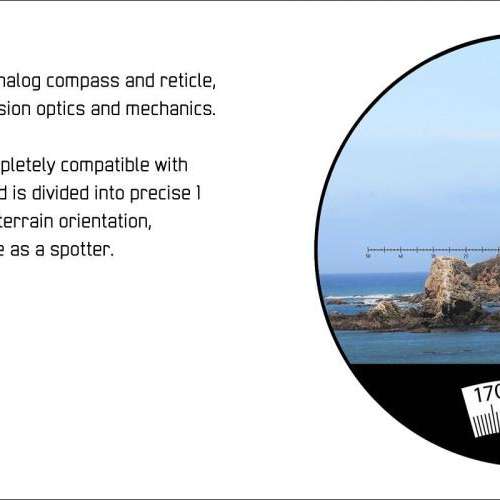 MINOX - MD 7x42C 小型單筒望遠鏡&ndash;內置指南針, 7倍放大倍率, 42毫米口徑