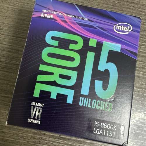 Intel 8600K 有盒