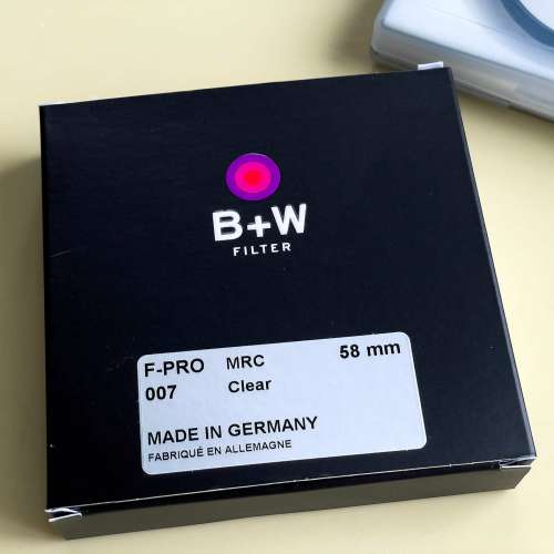 B+W F-PRO 007 MRC Clear 58mm