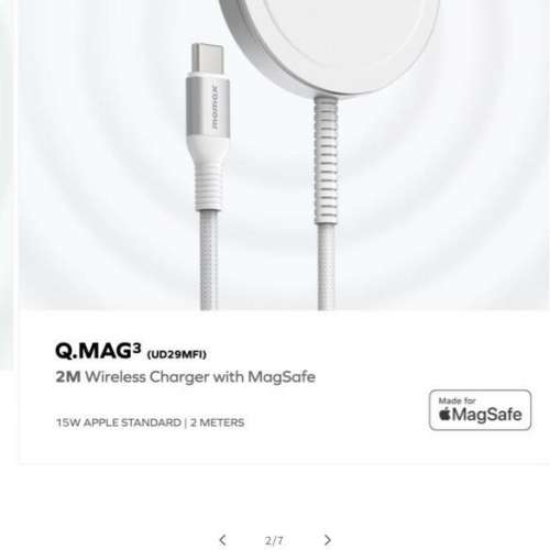 香港行貨Momax Q.Mag 3 15W Magsafe磁吸無線充電器+ Momax 摩米士 ONEPLUG 20W USB-...