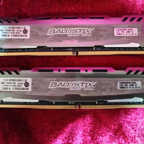 Crucial BALLISTIX sport DDR4 2400 8G x 2