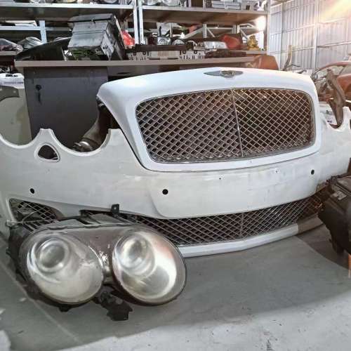 賓利原廠配件飛馳 慕尚 歐陸 GT 添越 前嘴總成 保險槓 大燈 尾燈 葉子板 車門 中網 ...