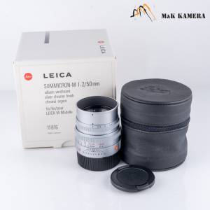靚仔齊包裝Leica Summicron-M 50mm F/2.0 V Silver Boxed 11816 #22804