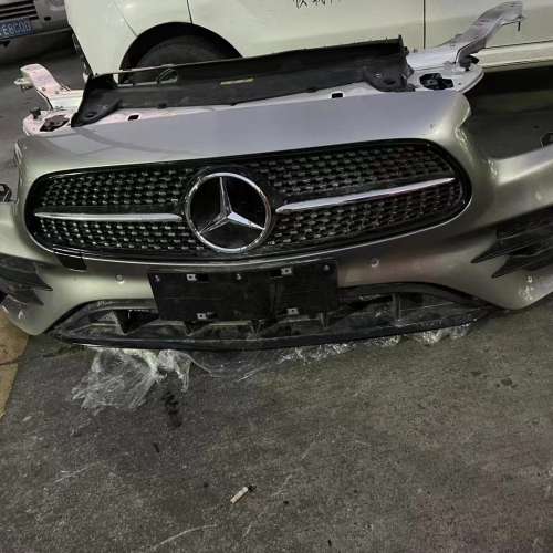 奔馳老款改新款E200C200S450 GLC C63 R350 M350 GLK CLS 前嘴總成 保險槓中網 葉子...