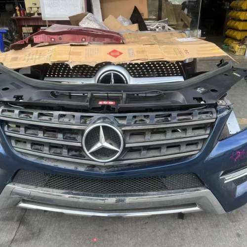 奔馳老款改新款E200C200S450 GLC C63 R350 M350 GLK CLS 前嘴總成 保險槓中網 葉子...