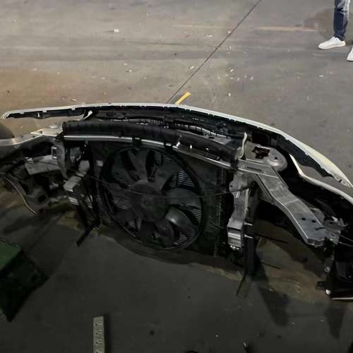 奔馳老款改新款E200C200S450 GLC C63 R350 M350 GLK CLS 前嘴總成 保險槓中網 葉子...