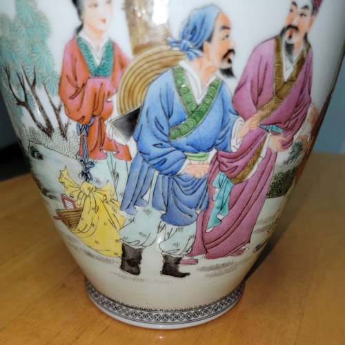 1980 年時代 江西景德鎮 陶瓷花瓶 花樽 Year 1980's Jiang Xi Jingdezhen Porcelai...