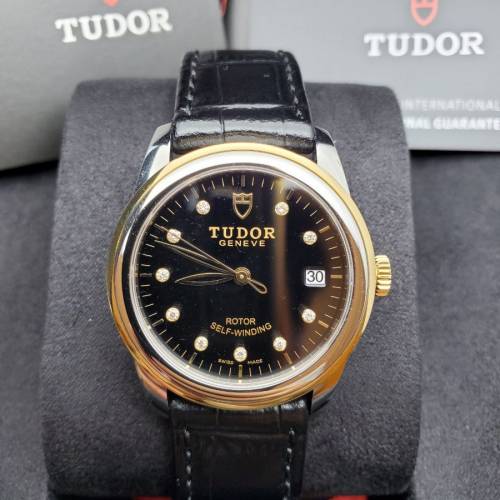 (全新陳列品狀態有5年保養) Tudor Glamour Date 55003