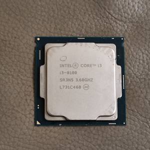 放i3 8100 CPU