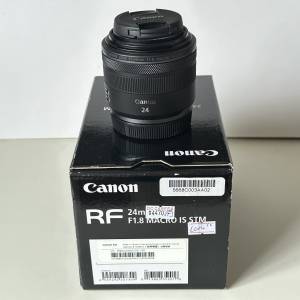 原裝行貨Canon RF24mm F1.8 MARCO IS STM連UV filter
