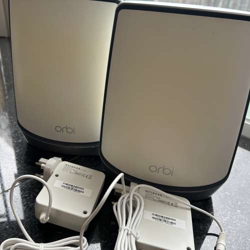 NETGEAR RBK852 Orbi AX6000 三頻 AX Mesh WiFi 6 無線系統 (2件裝) 路由器