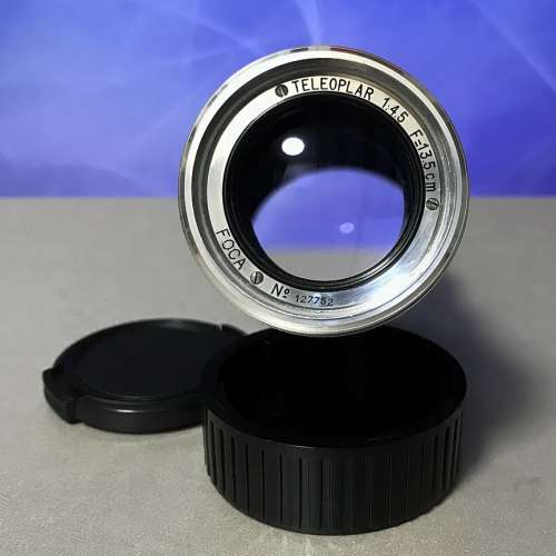 法國Foca Teleoplar 135mm f4.5黑鐵版鏡頭（已改M mount）