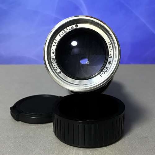 法國Foca Teleoplar 135mm f4.5黑鐵版鏡頭（已改M mount）