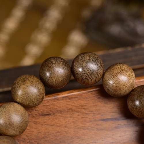 黑油軟絲沉香手串