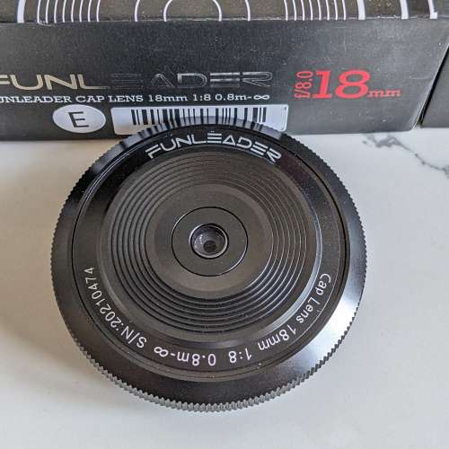 FUNLEADER CAPLENS 18mm F8.0, E-MOUNT