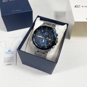 西歐EF-550D男士手錶石英錶經典鋼帶 品牌：casio-卡西歐男士腕錶