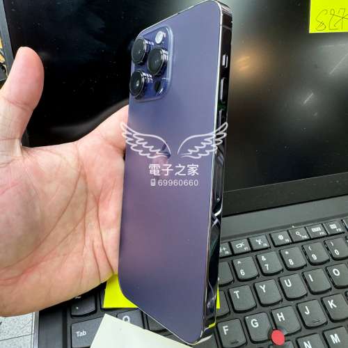 (荃灣實體店，官換全新14 pro max512 )Apple Iphone 14 Promax 512gb 紫色 💜  #電...