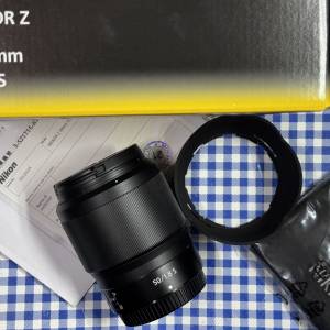 98% New Nikon Z 50 F1.8 S  行貨有保到9月