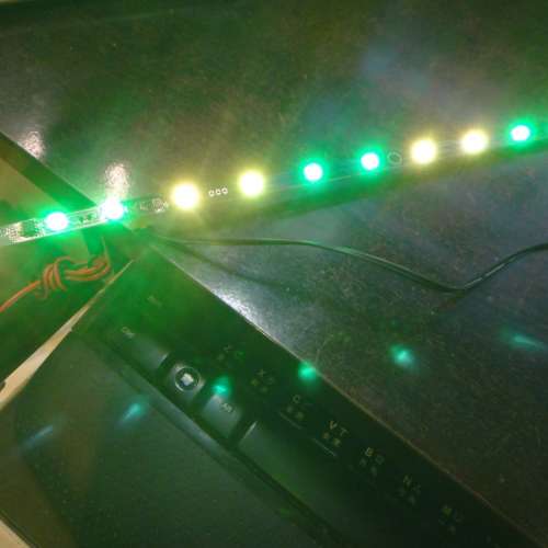 10吋彩燈帶+Cooler Master 藍色光管(8吋)