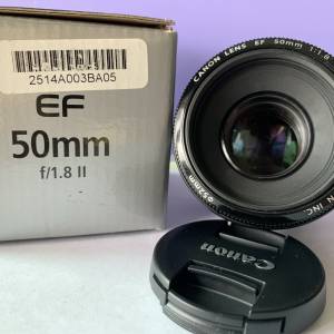 Canon EF 50mm F/1.8 II  lens