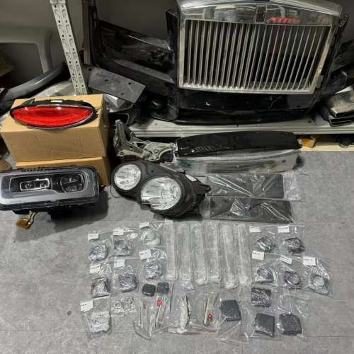 勞斯萊斯原廠拆車件古思特 庫裏南 魅影 幻影 前嘴總成 保險槓 大燈 尾燈 葉子板 車...