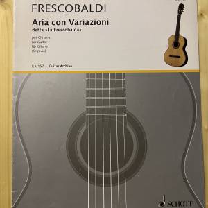 Aria con Variazioni, Frescobaldi (Composer), Andrés Segovia (Editor) 【古典結...