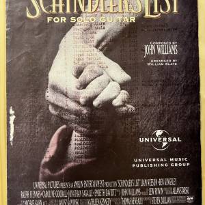 Theme from Schindler's List, arranged by William Slate【古典結他樂譜】中級