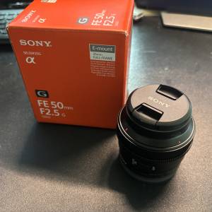 Sony FE 50mm F2.5 G Full Frame 定焦鏡頭