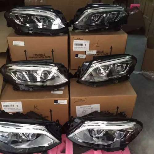 奔馳原廠純拆全車配件E200C200S450 GLC C63 M350 R350 GLK CLS前嘴總成 前槓中網 葉...