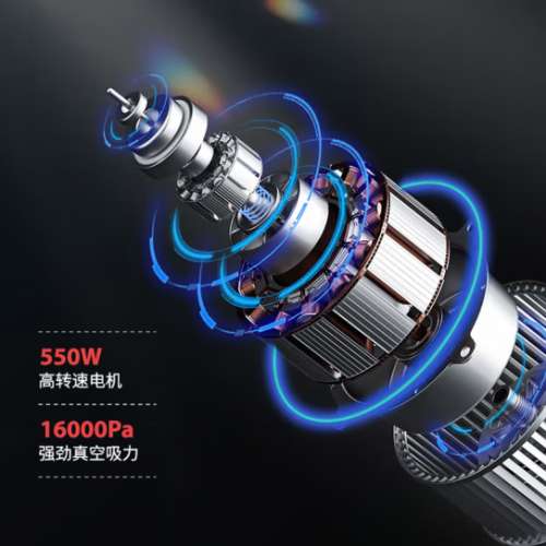 全新 米技生活Miji Home真空吸塵器強勁吸力掛壁收納時尚灰VC-LP6009【有線】