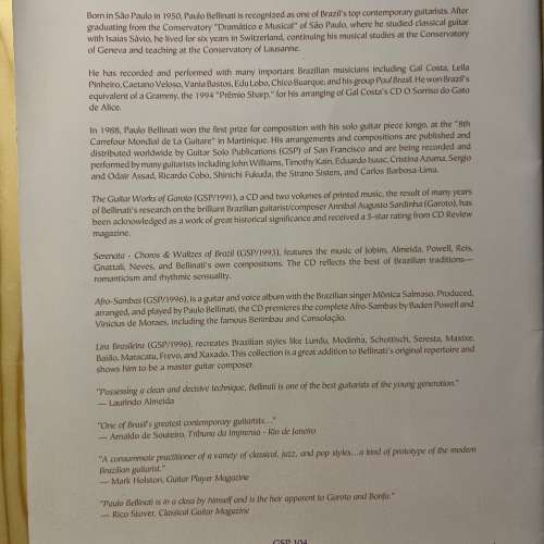 Bellinati, Paulo - Jongo For Two Guitars 【古典結他樂譜】高級