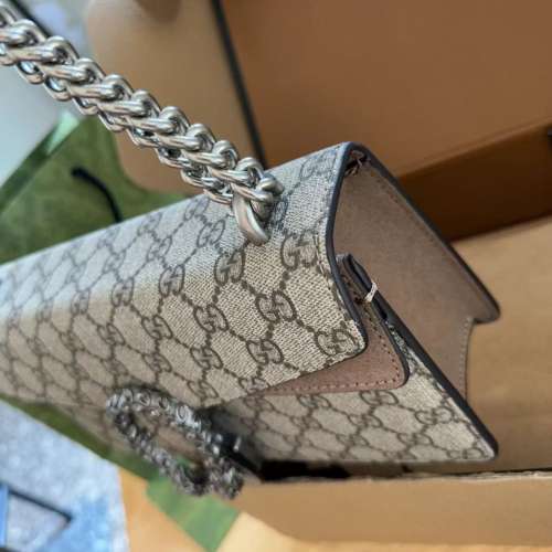 GUCCl女包 女士Dionysus系列超迷你酒神单肩斜挎链条包