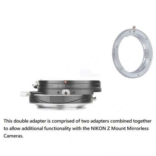 LAINA Leica R SLR Lens To Nikon Z Mount Adaptor Tilt & Shift 移軸、平移金屬接環