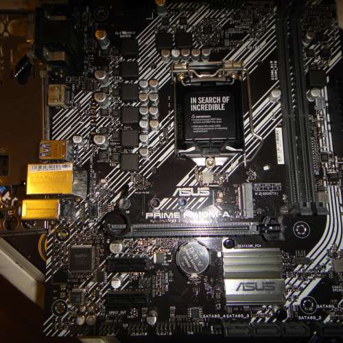 10代 ASUS PRIME H410M-A  Micro-ATX主機版  Socket 1200