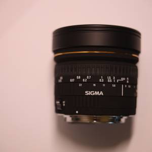 Sigma EF 8mm f3.5 fisheye 全周圓