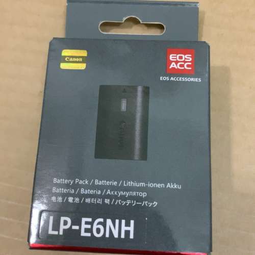 Canon LP-E6NH相機電池