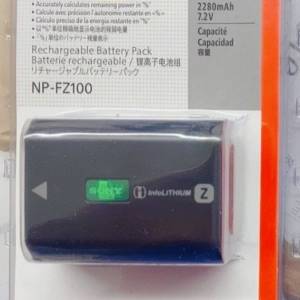 索尼NP-FZ100原裝電池A7M4 A7R4 A7R3 A7M3 A7S3 A7C FX3 A1 A9微單相機電池
