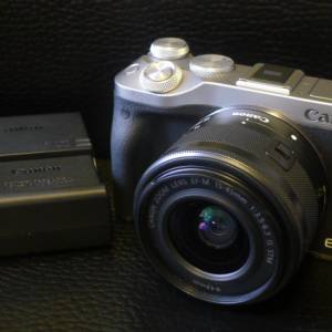 Canon EOS M6 kit set 銀黑色