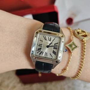 Cartier 卡地亞Santos-Dumont石英機械腕錶