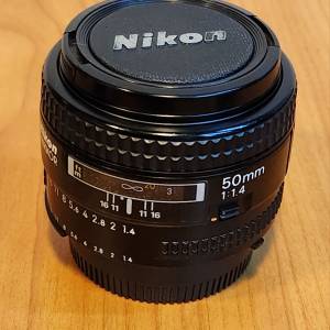 Nikon AF nikkor 50mm f1.4