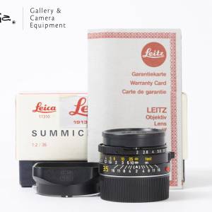 || Leica Summicron-M 35mm F2 - Black / v4 / 7 Elements / 1913-1983 / Canada ||