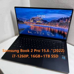 Samsung Galaxy Book 2 Pro 15.6"(2022) (i7-1260P,16GB+1TB SSD/Intel Arc A350M)