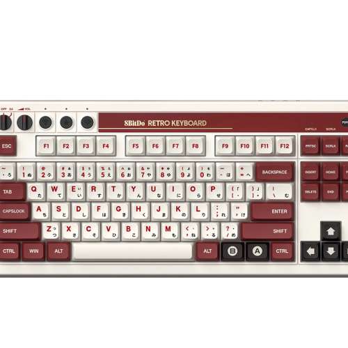 8BitDo Retro Mechanical Keyboard Nintendo Famicom 八位堂復古機械鍵盤任天堂紅白...